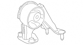 Rear engine mount for Toyota Rav4 13-18