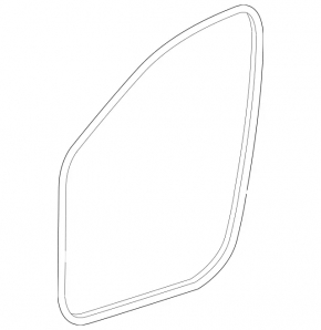 Door seal front right Mercedes GLA 15-20