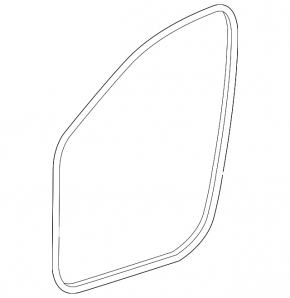 Door seal front left Mercedes GLA 15-20
