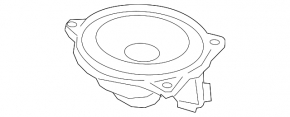 Front left door speaker Volvo XC40 19-25