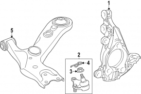 Subaru Solterra 23-26 Front Lower Left Control Arm