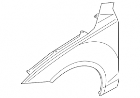 Front left wing for Audi A7 12-18
