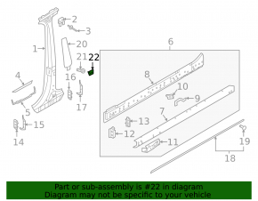 Audi Q8 19-26 3.0T MHEV Fuel Injector Nozzle