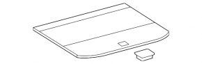 Trunk floor Lexus NX200t NX300 NX300h 15-21 black
