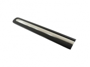 Door trim lower front left Fiat 500L 14-16 with chrome, black