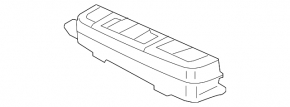 BMW X3 F25 16-17 center console button block