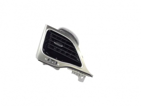 Front panel air duct deflector left Jeep Cherokee KL 19 - black gloss, gray with chrome, cracked handle