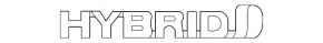 Emblem with the inscription "Hybrid" on the front left fender of a Toyota Rav4 16-18