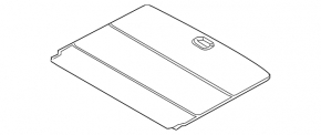 Trunk floor Hyundai Tucson 16-21 black