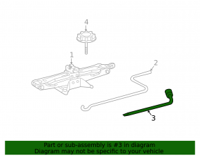 Lexus ES350 07-12 wheel spanner