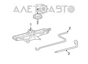 Lexus ES350 07-12 wheel spanner