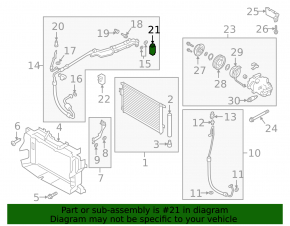 Kia Sorento 19-20 air conditioner heater valve