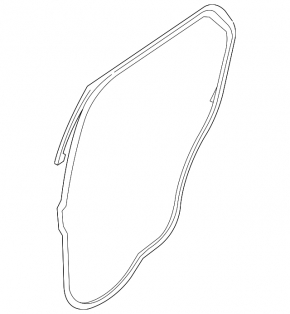 Door seal rear right Ford Explorer 11-19