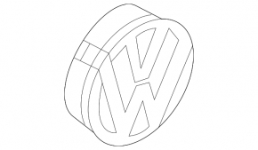 Central cap for Volkswagen ID.4 21-23 disk