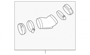 Left air duct for Subaru Forester 14-18 SJ 2.0