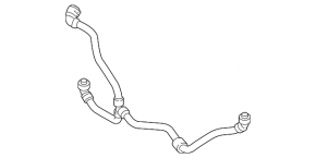 Cooling system hose BMW X3 G01 18-