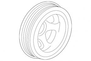 Crankshaft pulley Kia Optima 16- 2.4 G4KJ