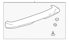 Chevrolet Equinox 10-17 Tailgate Spoiler