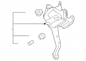 ABS bracket ABS Subaru Outback 20-23 2.5