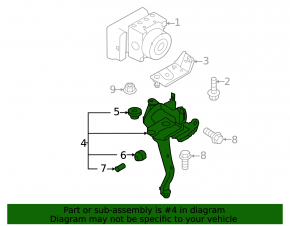 ABS bracket ABS Subaru Outback 20-23 2.5