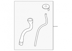 Infiniti Q50 14-20 Windscreen Washer Reservoir Neck with Lid