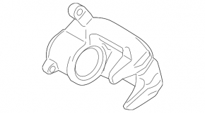 Rear right brake caliper BMW 6 F06 F12 12-18