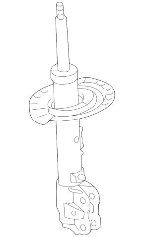 Shock absorber front right Mitsubishi Outlander 17-21 rest