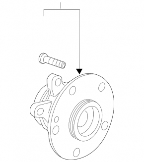 Rear left hub Honda Accord 18-20 2.0 hybrid