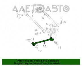 Rear left trailing arm Lexus RX400h 06-09 FWD