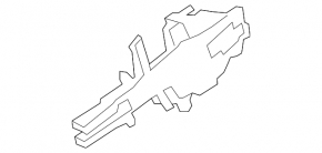 Rear right door handle mechanism BMW X5 F15 14-18