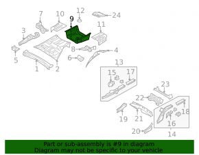 Subaru Outback 10-14 Trunk Tray