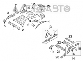 Subaru Outback 10-14 Trunk Tray