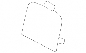Toyota bZ4X 22-26 Front Bumper Tow Hook Cap, Right