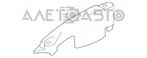 Right radiator deflector for Toyota Highlander 14-16 2.7, 3.5