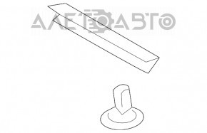 Hood Seal Small Toyota Highlander 14-19