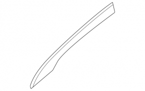 Front pillar trim upper right Nissan Murano z52 15-18 gray