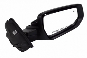 Side mirror right complete Chevrolet Malibu 16-18 8 pins, heated, turn signal, BSM, silver