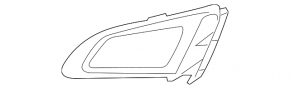 Left fog light frame for Kia Optima 2014-2016 hybrid