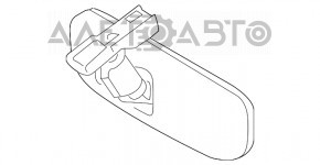 Interior mirror Lexus RX350 RX450h 16-22 auto-dimming, Home link, compass, without camera