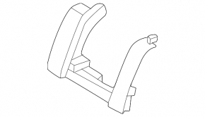 Isofix pad for rear row Nissan Murano 25-26