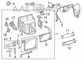Lexus IS 14-20 Evaporator Tubes