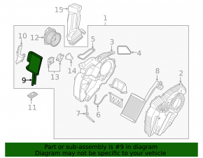 Hyundai Palisade 20-25 air conditioner heater condenser