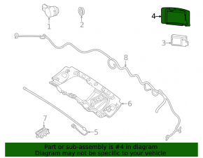 Right Blind Spot Sensor Bracket for Mercedes H247 GLA 20-23