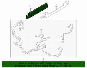 Lincoln MKC 15-19 transmission cooling radiator