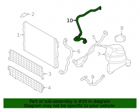 Cooling system hose BMW 3 G20 19-25 plug-in