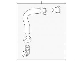 Lower cooling hose Kia K5 21-24 1.6T