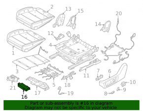 Driver's seat control unit Nissan Murano 25-26 Platinum