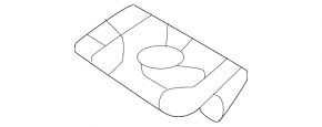 Upper left radiator bracket Volvo XC60 22-25 B5, B6 plastic type 2