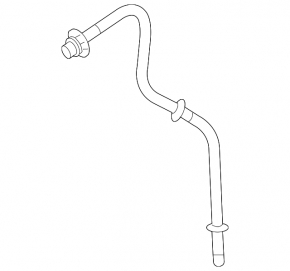 Rear left brake hose BMW 1 E82 08-13
