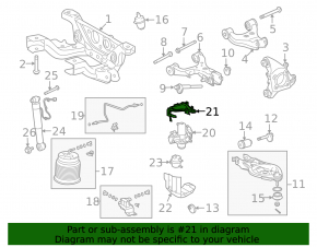 Air Suspension Compressor Bracket Toyota Sequoia 08-16
